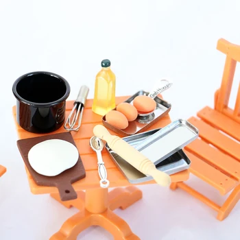 1 комплект Кукольный домик Миниатюрная кухонная модель для приготовления пищи Аксессуары для кукольной мебели своими руками