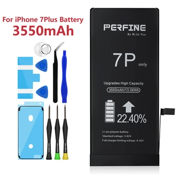 PERFINE 3550 мАч для аккумулятора iphone7 Plus A1661 A1784 A1785 Специальный Набор Инструментов для Ремонта телефона и Установки Кабеля Lightning