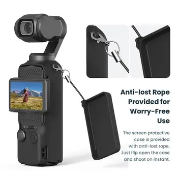 Защитный чехол для портативной камеры dji Osmo Pocket 3, крышка экрана, крышка объектива, карданный подвес, фиксированная рамка, защищенная от царапин, аксессуары