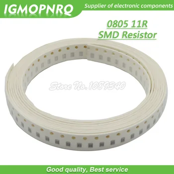 300шт 0805 SMD резистор 11 Ом чип-резистор 1/8 Вт 11R Ом 0805-11R