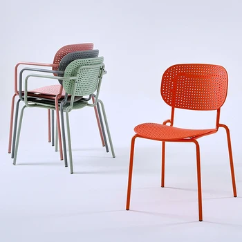 Стул Dragonfly в скандинавском стиле, Минималистичный письменный стул, Цветной Железный обеденный стул, Дизайнерский обеденный стул для кафе