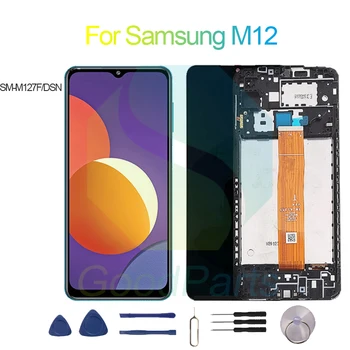 Для Samsung M12 Замена экрана дисплея 1560 *720 SM-M127F/DSN M12 ЖК-сенсорный дигитайзер в сборе