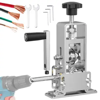 Инструмент для зачистки проводов Ручной Инструмент для зачистки проводов 1-25 мм Электрическая машина для зачистки кабеля Рукоятка для поддержки рукоятки Использование с ручной электродрелью