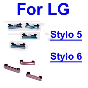 Для LG Stylo 5 Q720 Stylo 6 Q730 Боковые клавиши включения выключения громкости Маленькие кнопки Регулировки громкости Детали гибкого кабеля