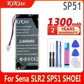 KiKiss Мощный Аккумулятор Для Sena 10C 10S 20s 30S EVO 30K SLR2 SP51 SHOEI GT-Air II 2019 Гарнитура SHOEI Neotec II Digital Batteria