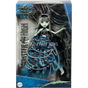 Оригинальная кукла Monster High Фрэнки Штайн, сшитая в стиле коллекционирования ограниченной серии, кукла Bjd, Рождественские подарочные игрушки для девочек