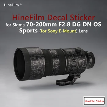 Sigma 70-200F2.8DGDN E Mount Lens Premium Decal Skin 70-200 мм F2.8 для Sony Mount Lens Protector Film 70200 Защитная Наклейка