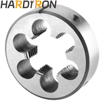 Круглая резьбонарезная матрица Hardiron Metric M22X1.25, машинная резьбонарезная матрица M22 x 1.25 Правая рука