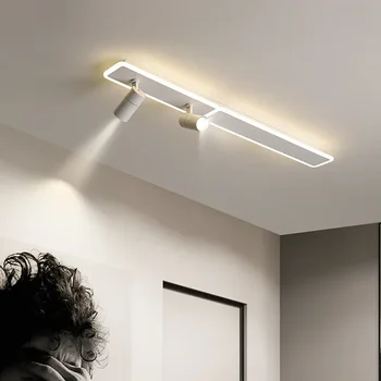 Современный светодиодный потолочный светильник с прожектором для гостиной, столовой, спальни, гардеробной, Регулируемым прожектором Для внутреннего освещения.