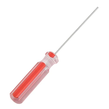 Ручные инструменты Шестигранная отвертка Серебристо-красная с плоской головкой, шестигранные игрушки 1,5 мм-6,0 мм, набор цветных полосок для ремонта электроники