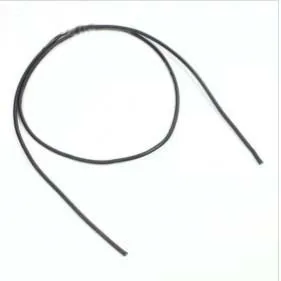 1 метр Силиконовой проволоки 16AWG / Силикагелевой проволоки/ Силиконового кабеля (252/0.016, OD: 3.0)-Черный цвет