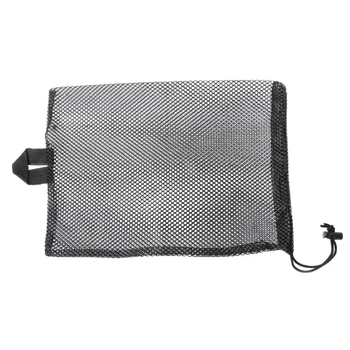 Сетчатая сумка для дайвинга на шнурке, быстросохнущая сетчатая сумка для хранения снаряжения для плавания с маской и трубкой, сумка для очков