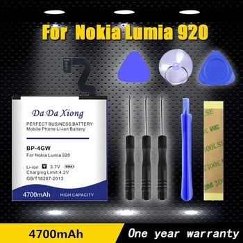 Высококачественный литий-ионный аккумулятор 4700mAh BP-4GW для Nokia Lumia 920 920T Bateria