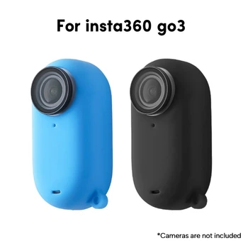Для камеры Insta 360 GO 3 Силиконовый Чехол, Устойчивая К Царапинам Крышка Объектива, Нескользящая Зарядная Коробка, Защитная Крышка для Insta 360 GO3 594A