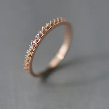 Женское Модное кольцо с короной из стерлингового Серебра 925 Пробы, Модное кольцо с бриллиантом для пригородных поездок, Кольцо с Короной