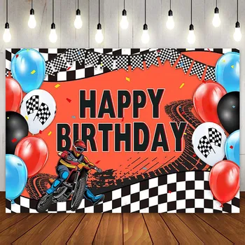 Тематический фон для мотокросса, Мотоцикл, байк, фотография, фон для украшения торта для вечеринки по случаю Дня рождения мальчиков, Стол для торта