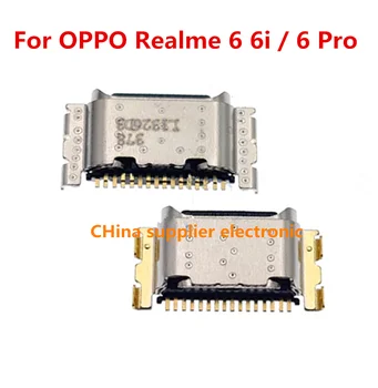 10 шт.-200 шт. Для OPPO Realme 6 6i/6 Pro USB-док-станция для зарядки OPPO A16 A16S/A54 4G Разъем для зарядки порта Jack Connector