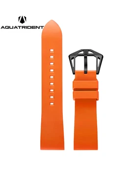 Аксессуары для мужских часов Aquatrident из фторопласта с водонепроницаемым 22-мм фирменным знаком anti-wear AQ23003 Аксессуары для механических часов