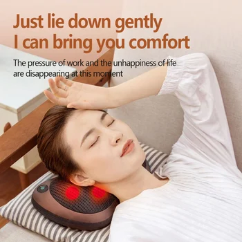 Массажная подушка, Расслабляющий Электрический Массажер для плеч и шеи