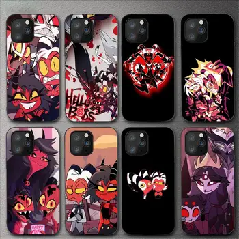 Чехол для телефона Helluva Boss Anime для iPhone 11 12 Mini 13 14 Pro XS Max X 8 7 6s Plus 5 SE XR Shell