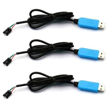 3 комплекта PL2303TA последовательный кабель USB-TTL кабель для отладки консоли