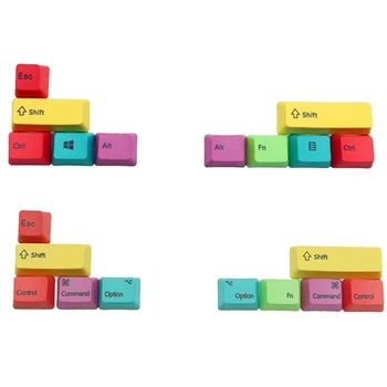 10 клавишных колпачков с гравировкой для MAC, колпачки для механической клавиатуры Cherry MX