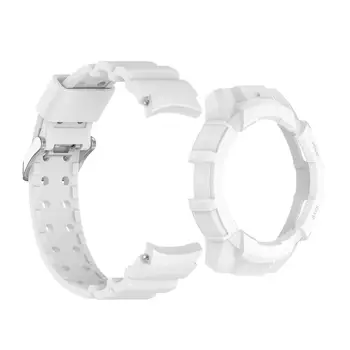 Силиконовый спортивный ремешок Watch6 40/44 мм, ремешок для часов, браслет и футляр для циферблата, мягкий спортивный каучуковый ремешок для ежедневного использования Watch 6