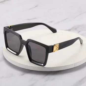2024 Новые Квадратные Солнцезащитные очки Для женщин/мужчин Новый бренд Дизайнерские Солнцезащитные Очки Для мужчин Женские Винтажные Очки UV400 Gafas De Sol