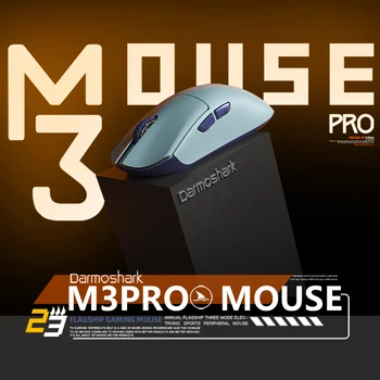 Darmoshark M3 PRO Беспроводная Игровая Киберспортивная мышь Bluetooth, 26000 точек на дюйм, Оптическая с 8 кнопками, PAM3395, Компьютер для ноутбука, ПК