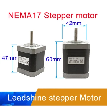 ЧПУ Rounter Оригинальный Leadshine 42CM06 42CM08 2-фазный шаговый двигатель NEMA17 0.6 Нм/08Нм Шаговый двигатель для 3D-принтера