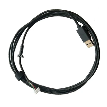 Нейлоновый провод для замены линии USB-кабеля мыши Черный для линий мыши G102 G403 Лучшая замена